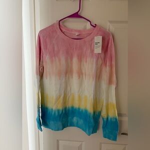 Old Navy Tie-Dye Sweatshirt - Pink, Yellow, Blue